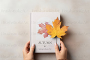 Fall Leaves Clipart, Autumn Leaf PNG, a Decorative Illustration by BrushstrokeArtGB (Thumbnail 9 of 9)