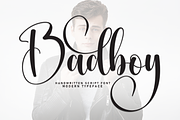 Badboy | Script Font, a Handwritten Font by Scratchones (Thumbnail 1 of 9)