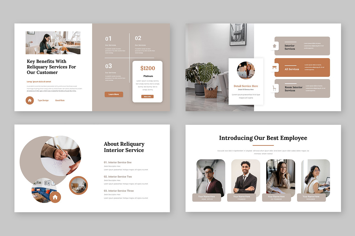 Furniture Google Slides Template, a Presentation Template by rudiSasori (Photo 3 of 9)