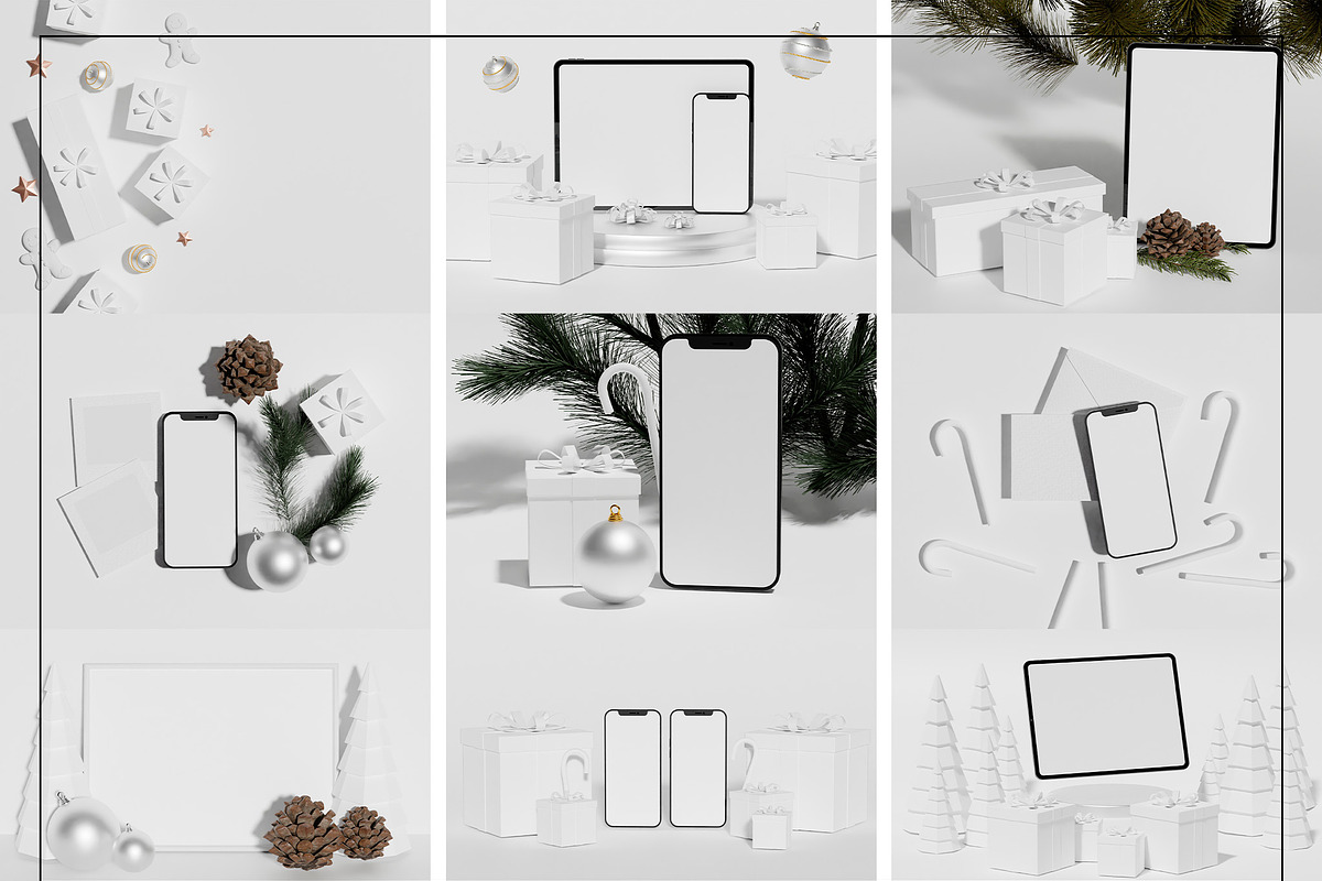 Christmas Mockup Bundle, a Packaging Mockup by Mego-studio (Photo 7 of 11)