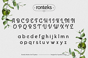 Ronteks, a Serif Font by ilhamtaro (Thumbnail 9 of 12)