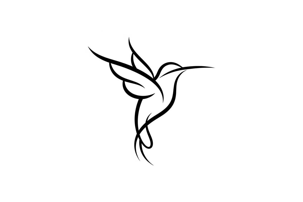 Hummingbird Line Art SVG Bundle, an Illustration by yasushie (Photo 19 of 31)