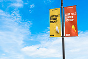 Lamp Post Banner Mockup, a Product Mockup by Designbuys (Thumbnail 9 of 20)