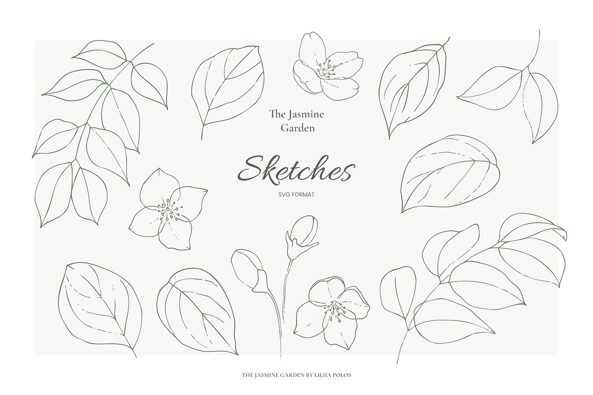 The Jasmine Garden. Watercolors, a Decorative Illustration by Liliia Polos Illustration (Photo 8 of 10)