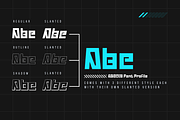 Abodin | Futuristic Font, a Font by twinstd (Thumbnail 2 of 13)