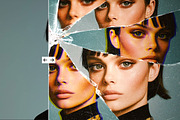 Cracked Mirror Photo Effect, a Layer Style Add-On by dokudokunomi (Thumbnail 2 of 5)