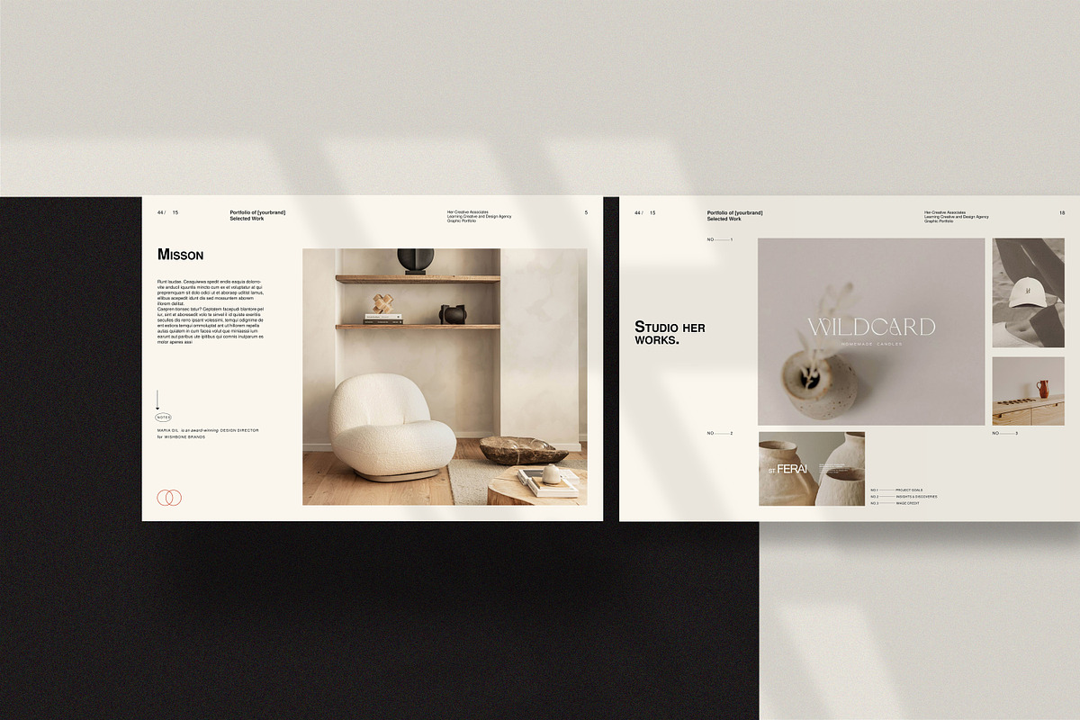 Portfolio and Resume, a Brochure Template by S A N D Y (Photo 2 of 10)