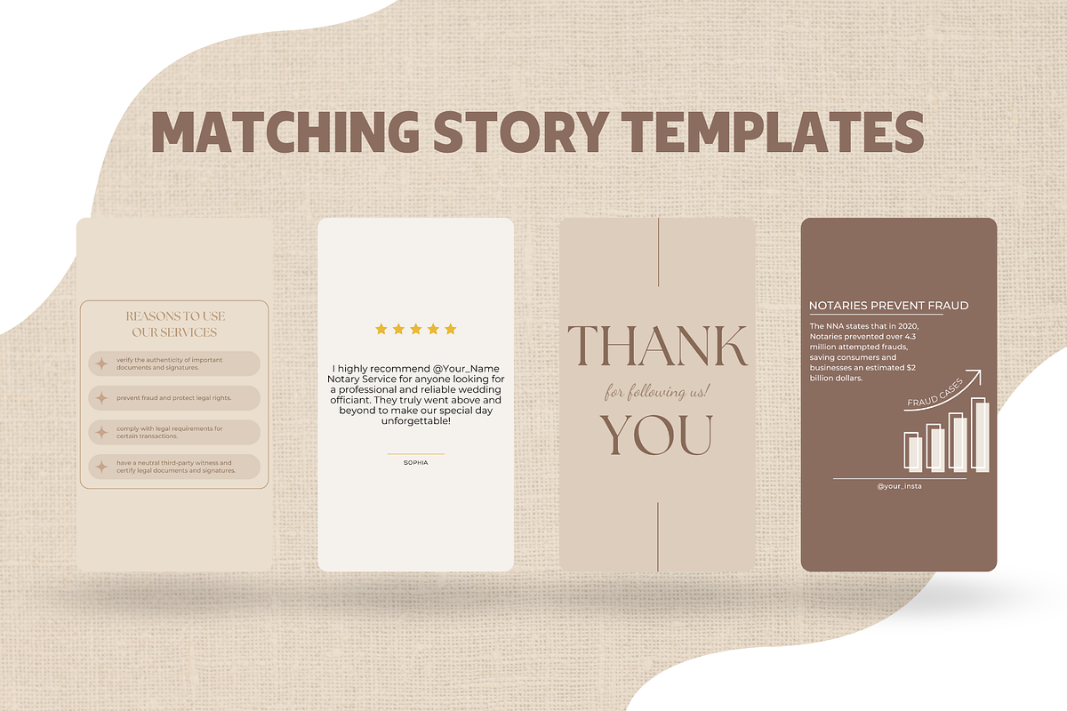 Notary Instagram Templates, a Social Media Template by EliteMatidi (Photo 4 of 7)