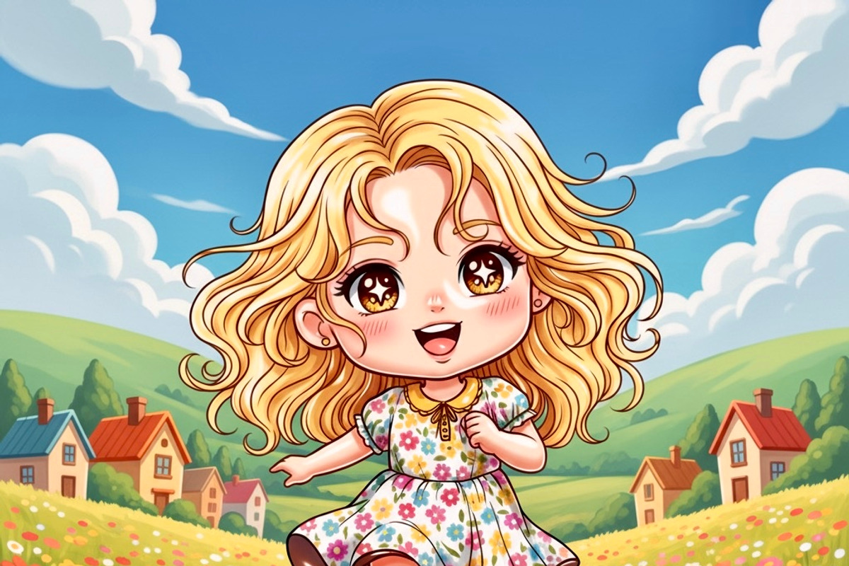 Procreate Chibi Girl Stamps, a Brush Add-On by OneBerryCreations (Photo 8 of 10)