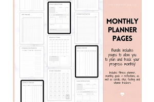 20 Page Fitness Planner Bundle!