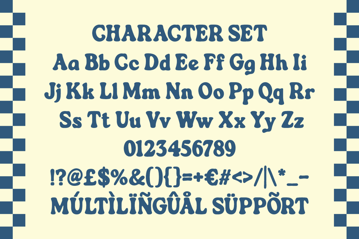 Boogsy Parade Retro Psychedelic Font, a Font by PutraCetol Studio (Photo 5 of 5)