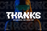 Chagond - Experimental Font, a Sans Serif Font by QR Design Studio (Thumbnail 7 of 7)
