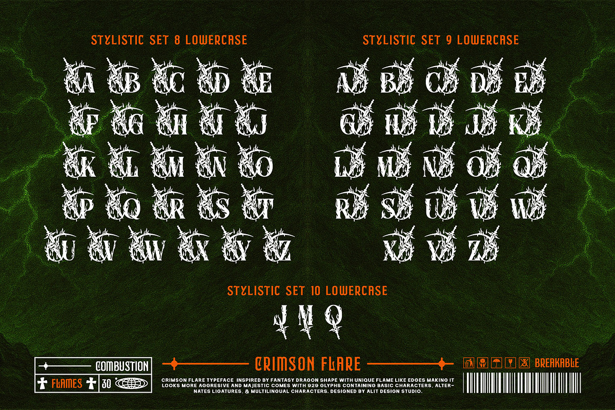 Crimson Flare Typeface, a Serif Font by alit design (Photo 15 of 20)