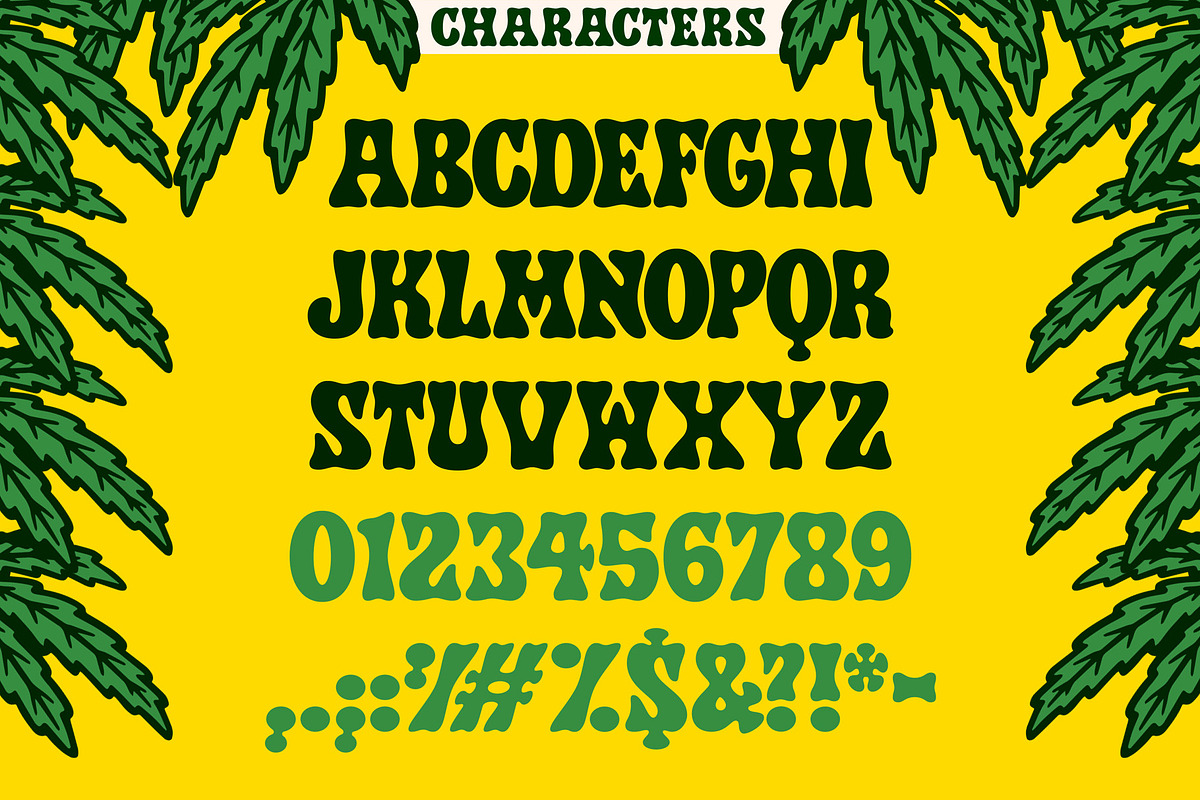 Happy Hemp Font, a Serif Font by MightySHORT (Photo 2 of 3)