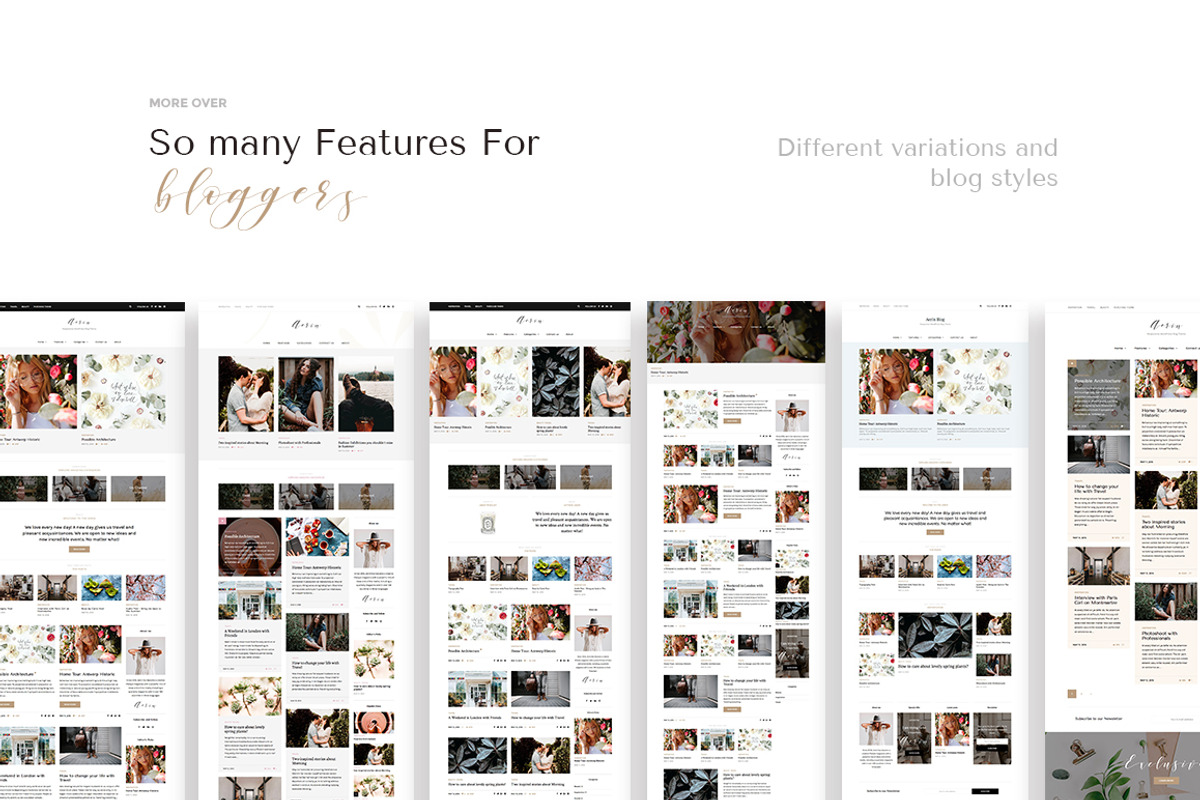 Aerin - WordPress Blog & Shop Theme, a WordPress Template by Creanncy (Photo 4 of 7)