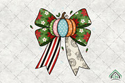 Christmas Bow PNG, an Illustration by Craft Nest (Thumbnail 1 of 6)