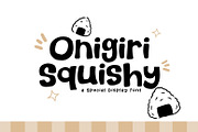 Onigiri Squishy - A Fun & Cozy Font, a Sans Serif Font by khurasan (Thumbnail 1 of 6)