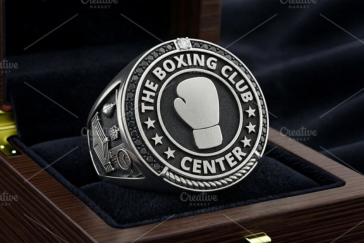 The Boxing Club Center Logo Template, a Branding & Logo Template by Aura Canyon HQ (Photo 2 of 7)