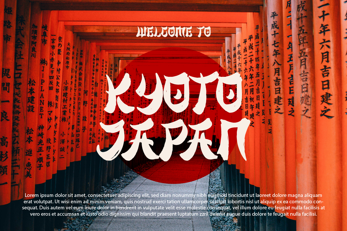 Majisora Tenshei Bold Japanese Font, a Handwritten Font by Ronny Studio (Photo 2 of 9)