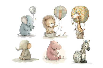 Adorable Illustrated Baby Animals, a Person Illustration by ZinetroN