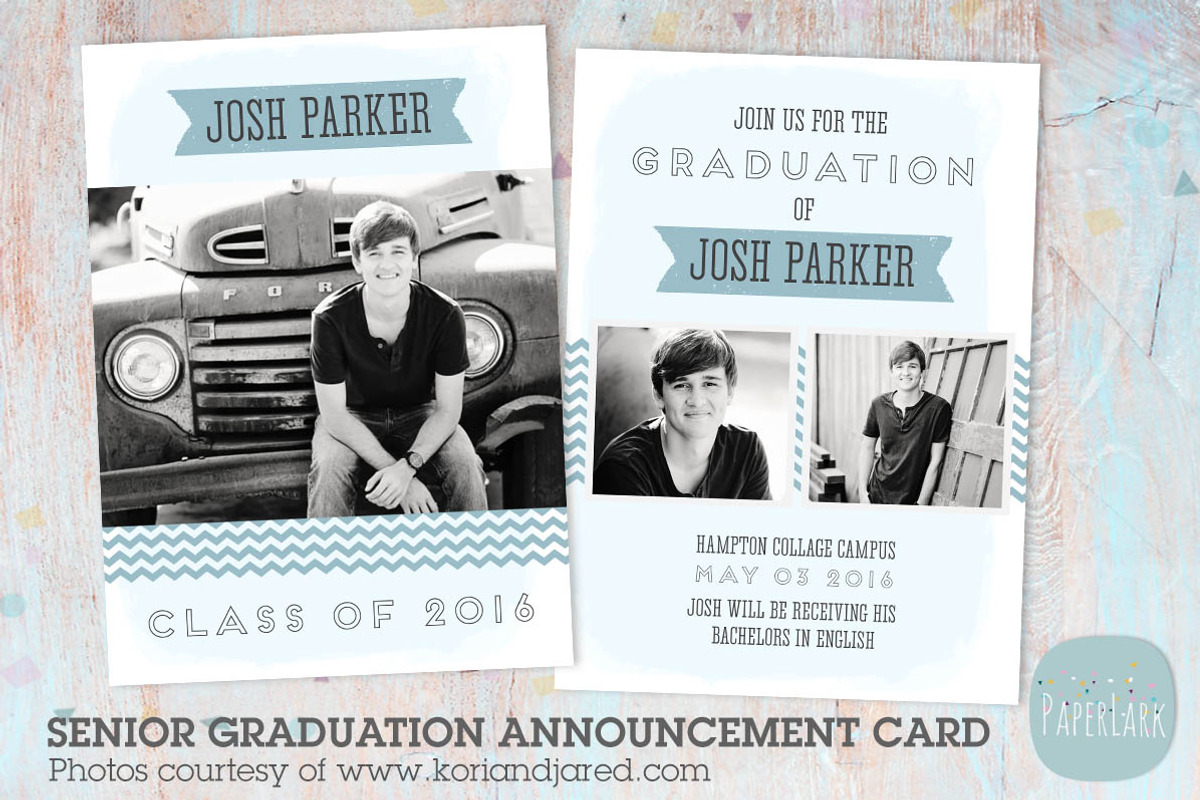 AG005 Senior Graduation Card Bundle, a Flyer Template by Paper Lark (Photo 2 of 5)