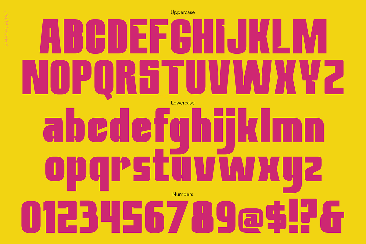 Phelya Display Font, a Font by madeDeduk (Photo 3 of 10)