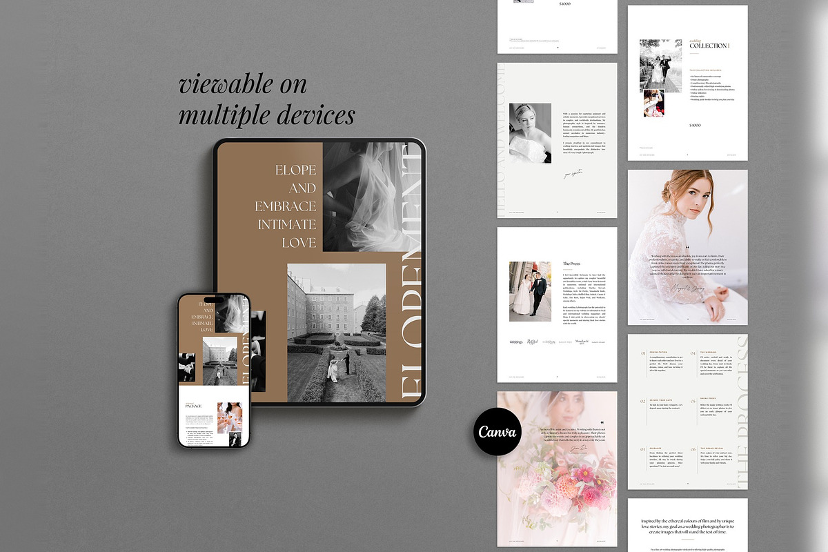 Wedding Photography Pricing Guide, a Brochure Template by Cagdas Yoldas (Photo 6 of 7)
