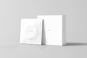 Condom Mock-up, a Packaging Mockup by BLISS DESIGN (Thumbnail 4 of 5)