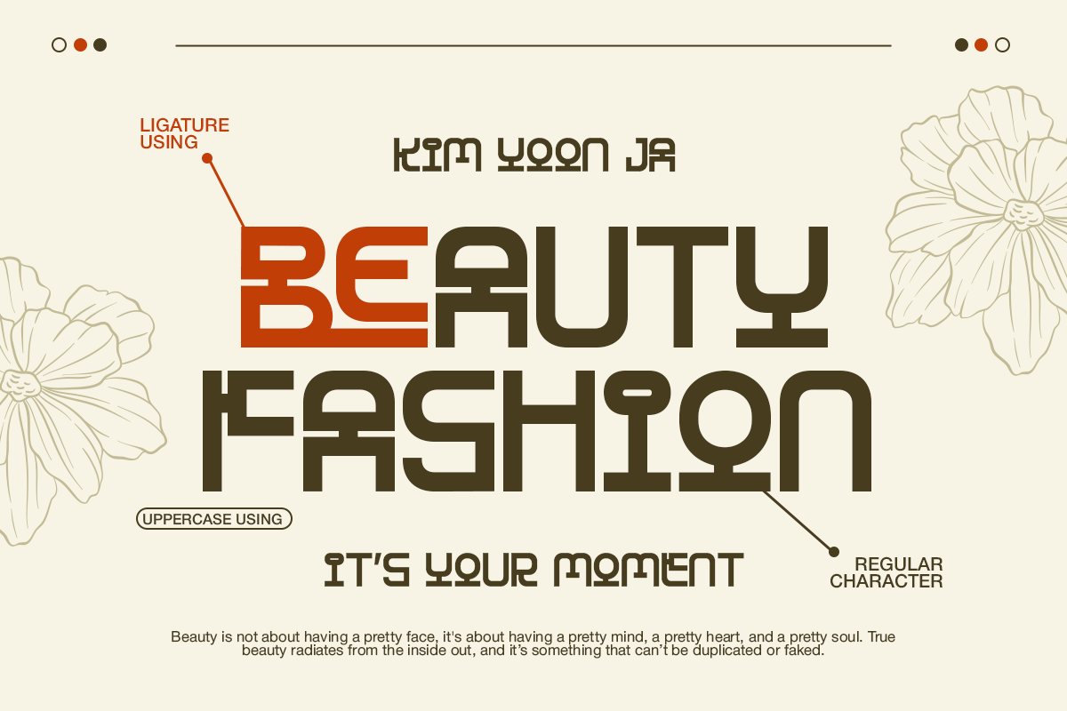 Hanjaku Namseo - Korean Typeface, a Sans Serif Font by Pandeka Studio (Photo 6 of 9)