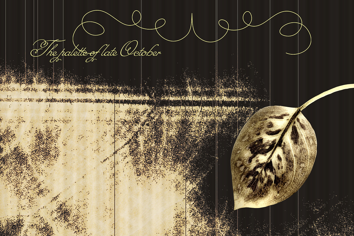 Mystic Autumn Botanical Grain, a Background Graphic by Anzhelika (Photo 6 of 12)