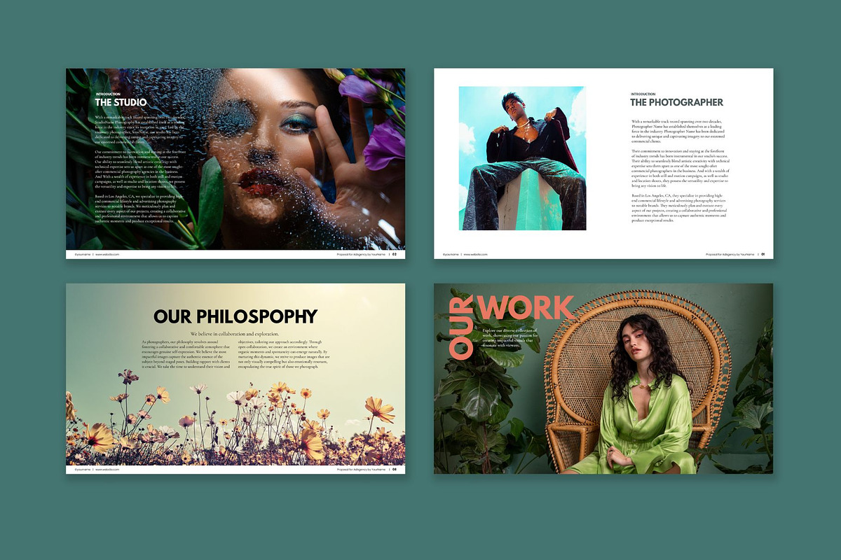 Flora Pitch Deck & Proposal Template, a Presentation Template by Good Creative Studio (Photo 3 of 7)