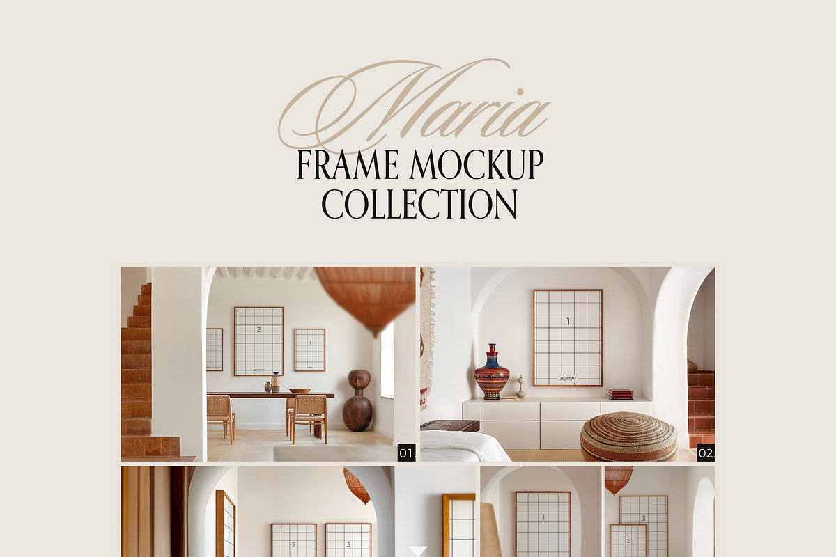 MARIA Din A | Frame Mockup Full Set, a Household Mockup by Acierto Studio (Photo 14 of 15)