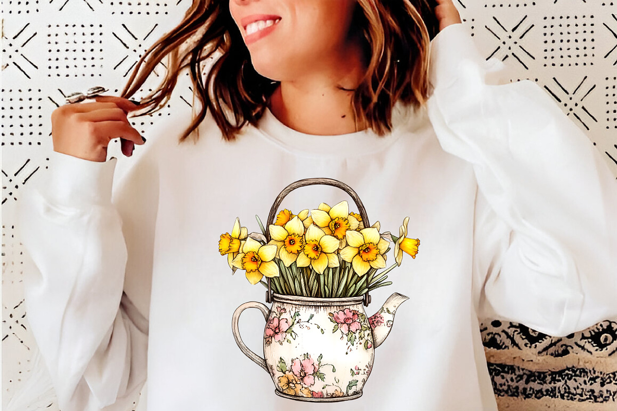 Yellow Flowers Spring Clipart, an Illustration by SinaCreation (Photo 9 of 11)