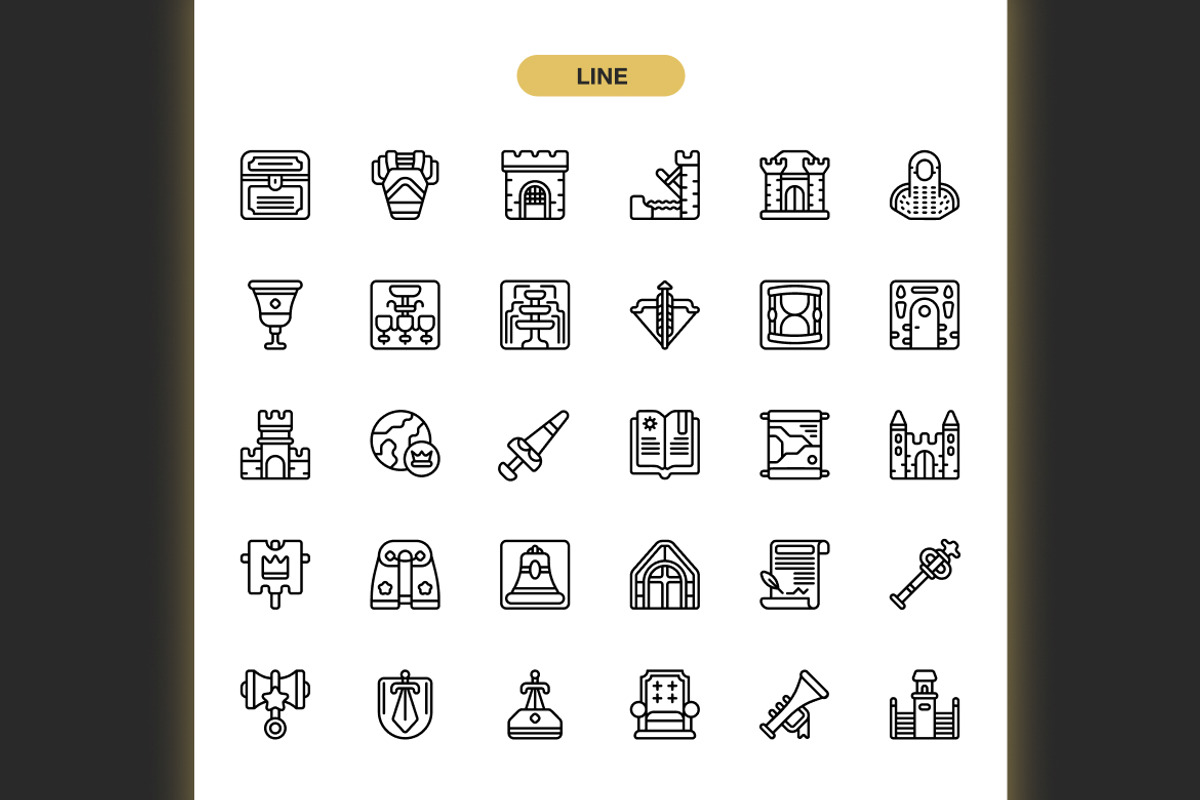 King Day Icons, an Icon by Spacepixel Creative (Photo 2 of 3)