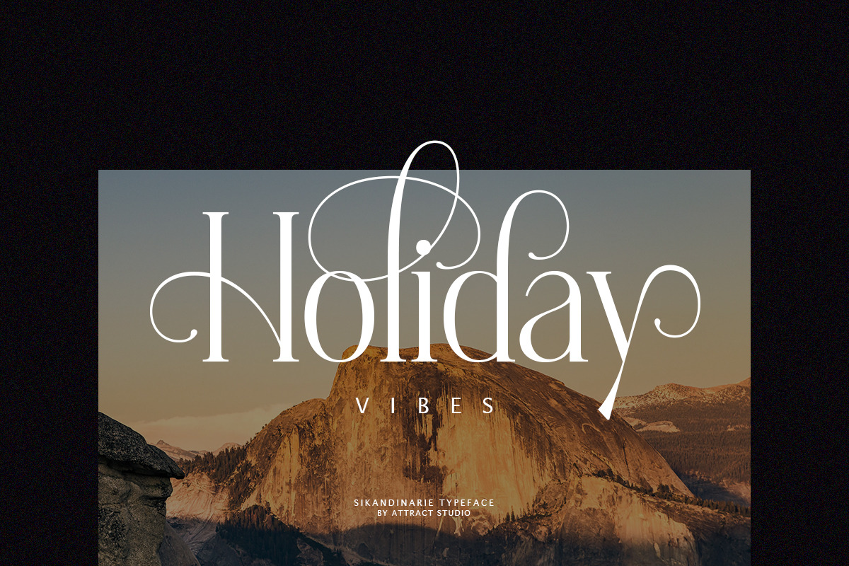 Sikandinarie, a Serif Font by Attract Studio (Photo 12 of 18)