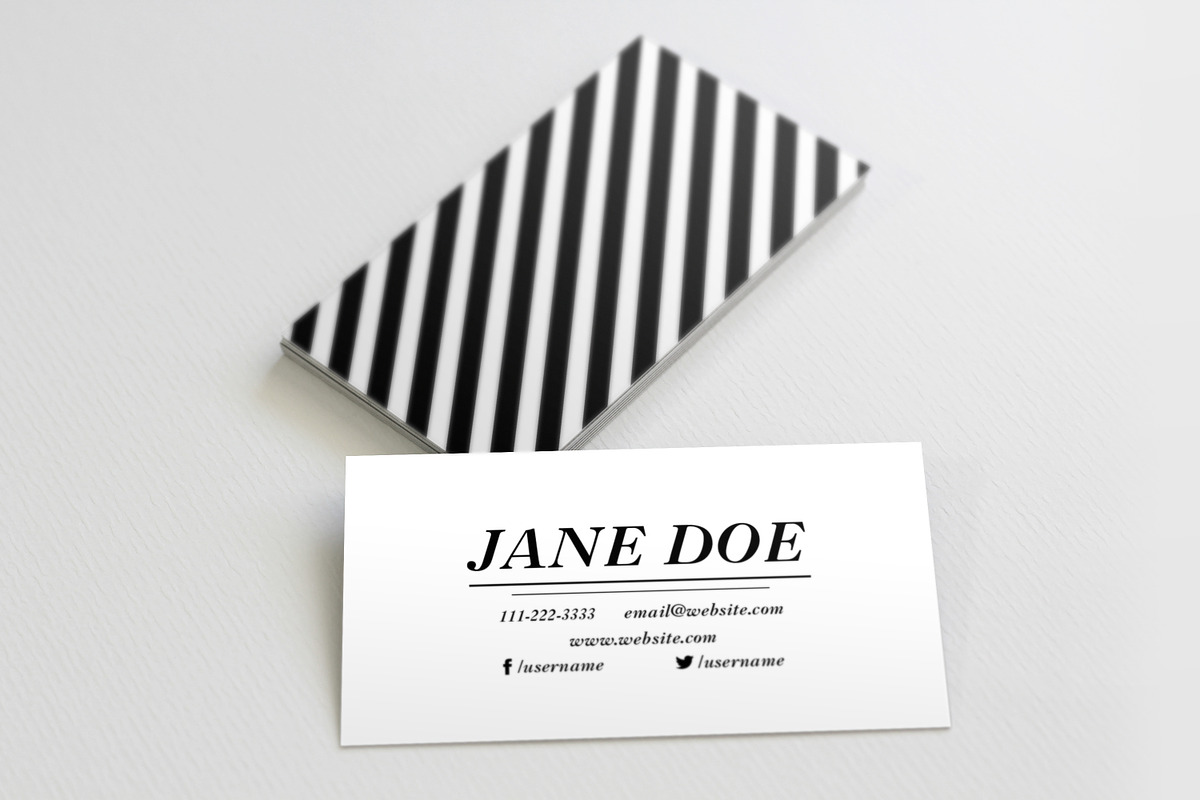 The Boutique -Business Card Template, a Business Card Template by xxDeadPixels (Photo 2 of 5)