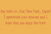 FunTime Handwritten Font, a Handwritten Font by Ruddean2109 (Thumbnail 9 of 10)