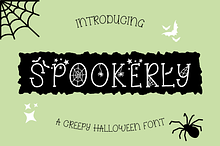 Spookerly Halloween Font