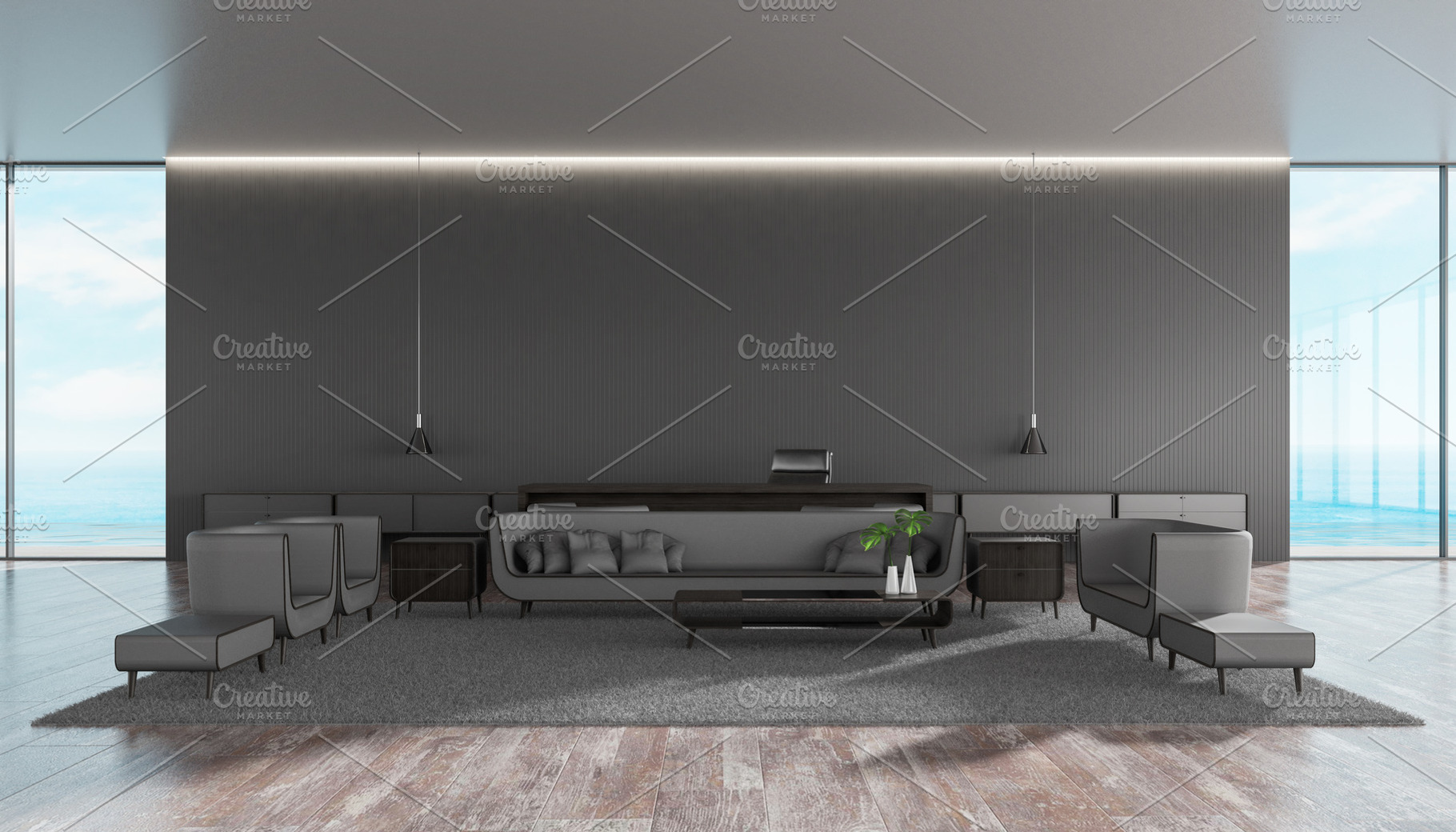 Modern interior living room containing 3d, apartment, and architecture, an Architecture Photo by MOOSPACE_STUDIO