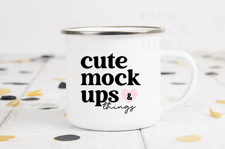 Graduation Camping Mug Mockup