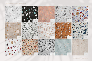 30 Terrazzo Seamless Pattern Kit