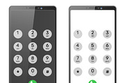 Realistic mobile phone with dial or, a Technology Illustration by Vectorbuum (Thumbnail 3 of 3)