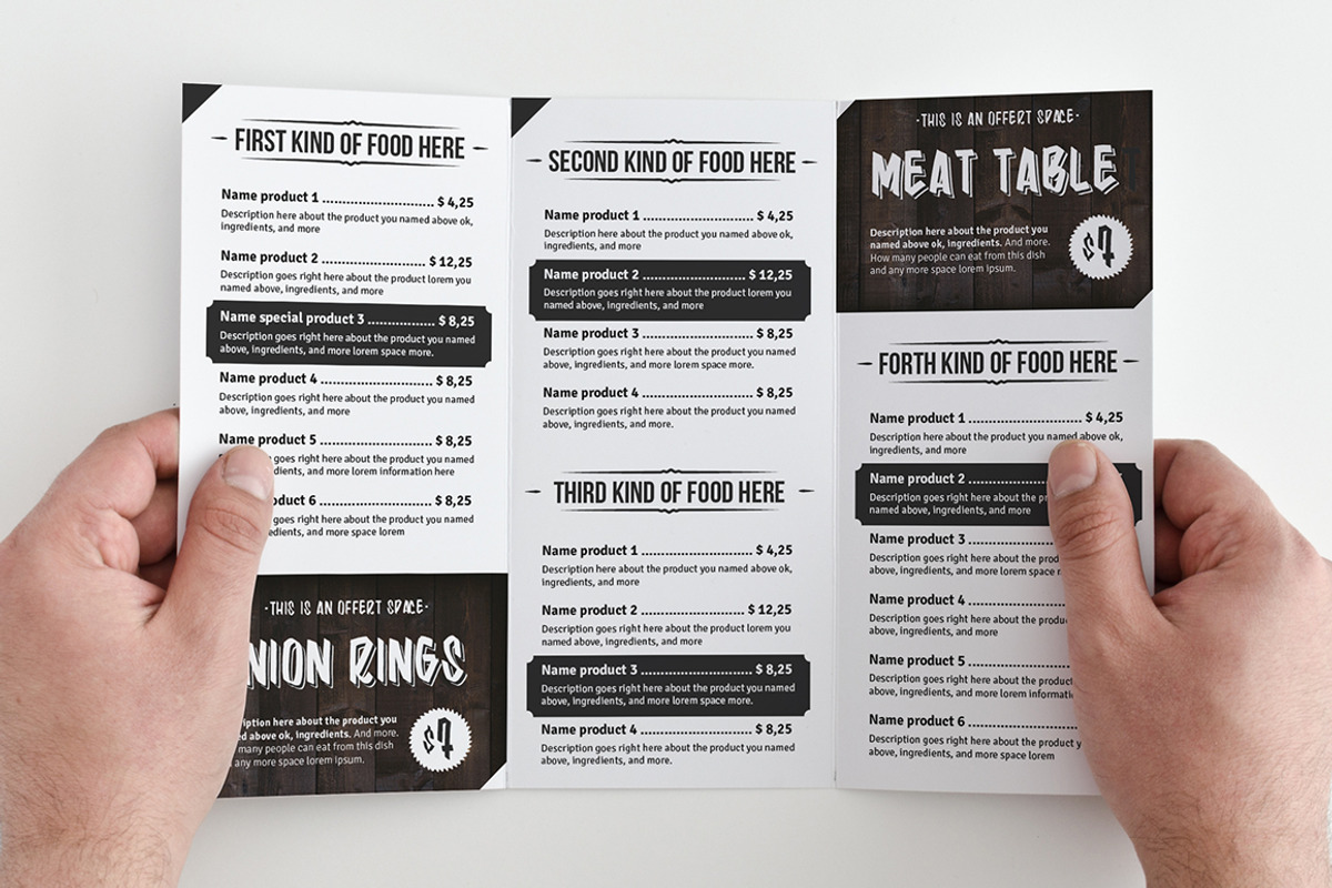 Elegant Food Menu 4, a Brochure Template by Luuqas Design (Photo 1 of 6)