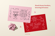 Coquette Wedding Cliparts & Frames, an Object Illustration by Felizabeth Design (Thumbnail 5 of 14)