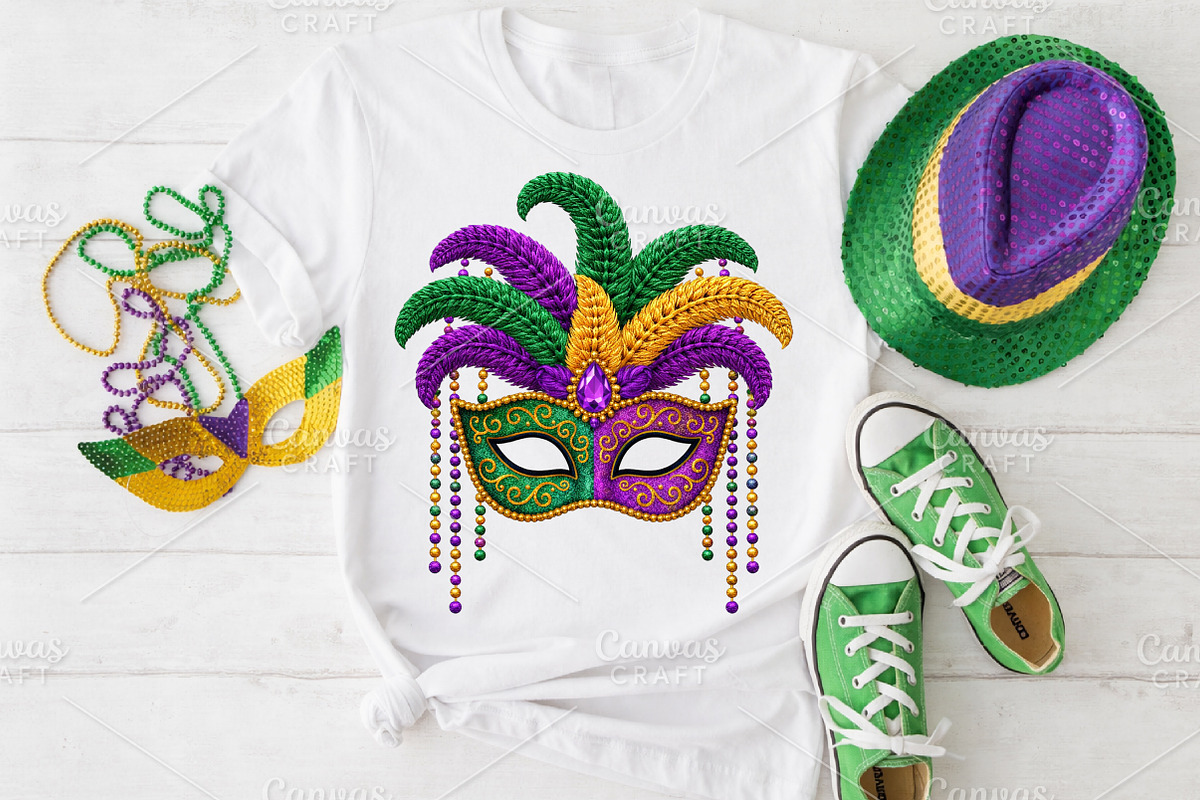Mardi Gras Mask PNG, an Illustration by Canvas Craft (Photo 4 of 6)