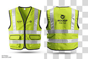 Construction Safety Vest Mockup, an Apparel Mockup by Ram Studio LLC (Thumbnail 7 of 8)