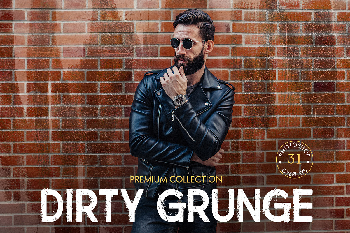 Dirty Grunge Photoshop Overlays, a Plug-in Add-On by FixThePhoto (Photo 1 of 34)