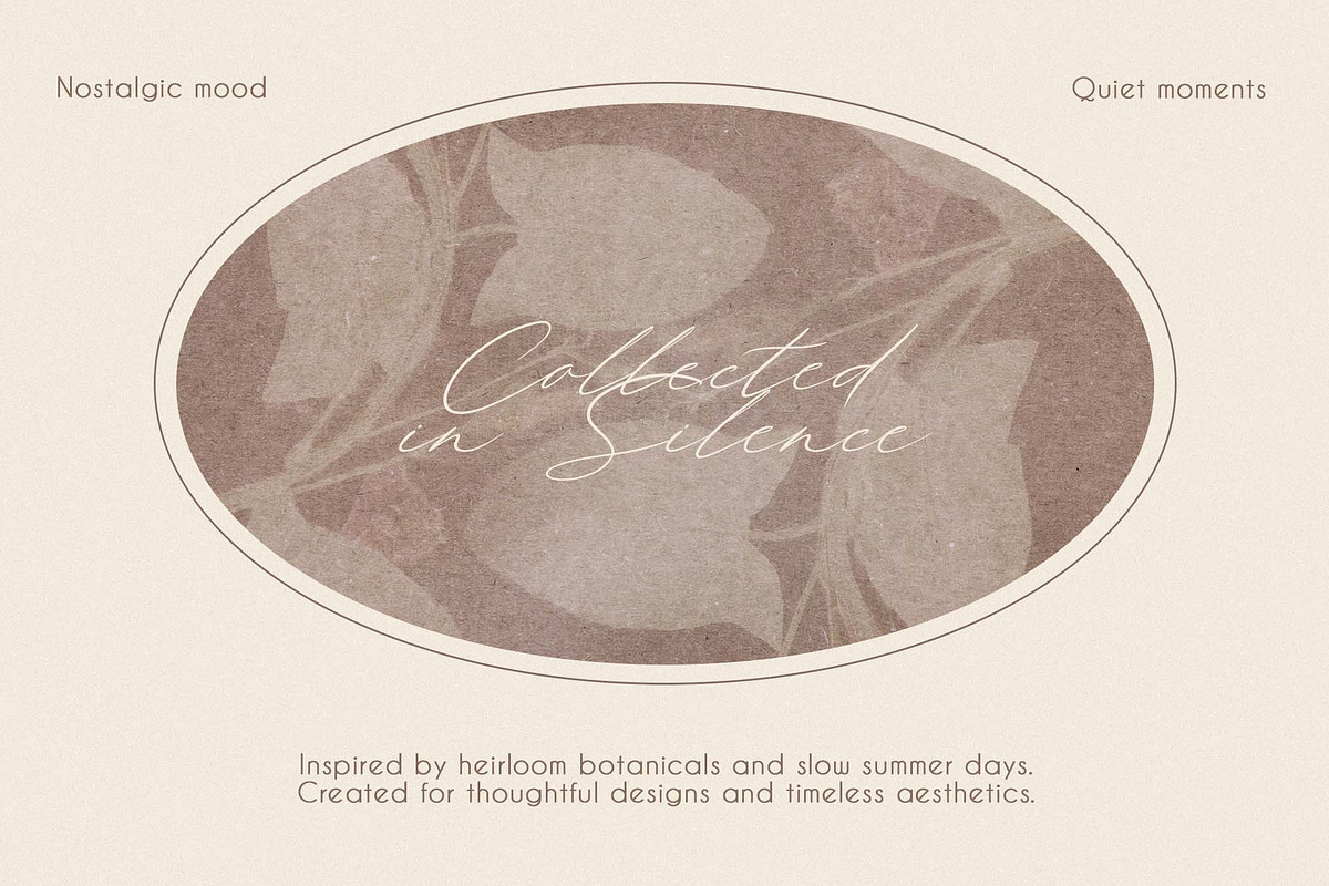 Silent Herbarium Botanical Textures, a Background Graphic by DigARTbyHavroshka (Photo 2 of 11)