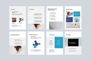 ARON Vertical Powerpoint Template