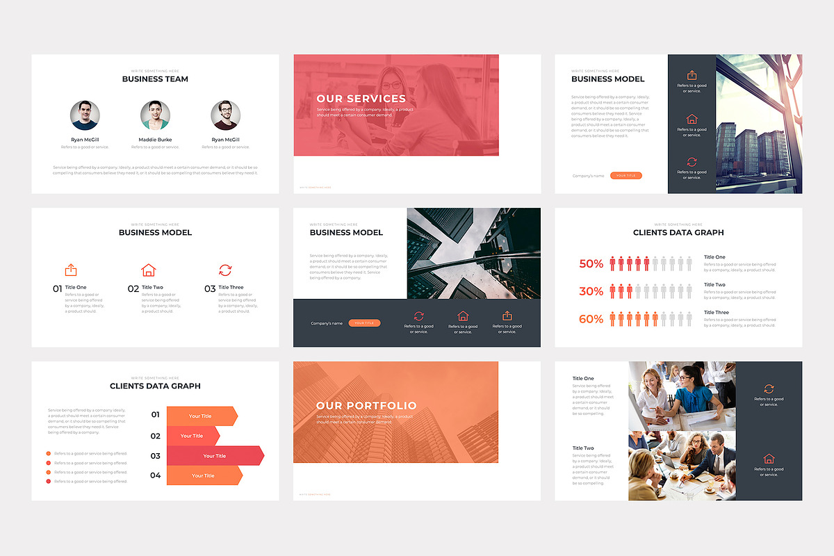 Pitch Deck PowerPoint Template, a Presentation Template by slidequest (Photo 3 of 18)